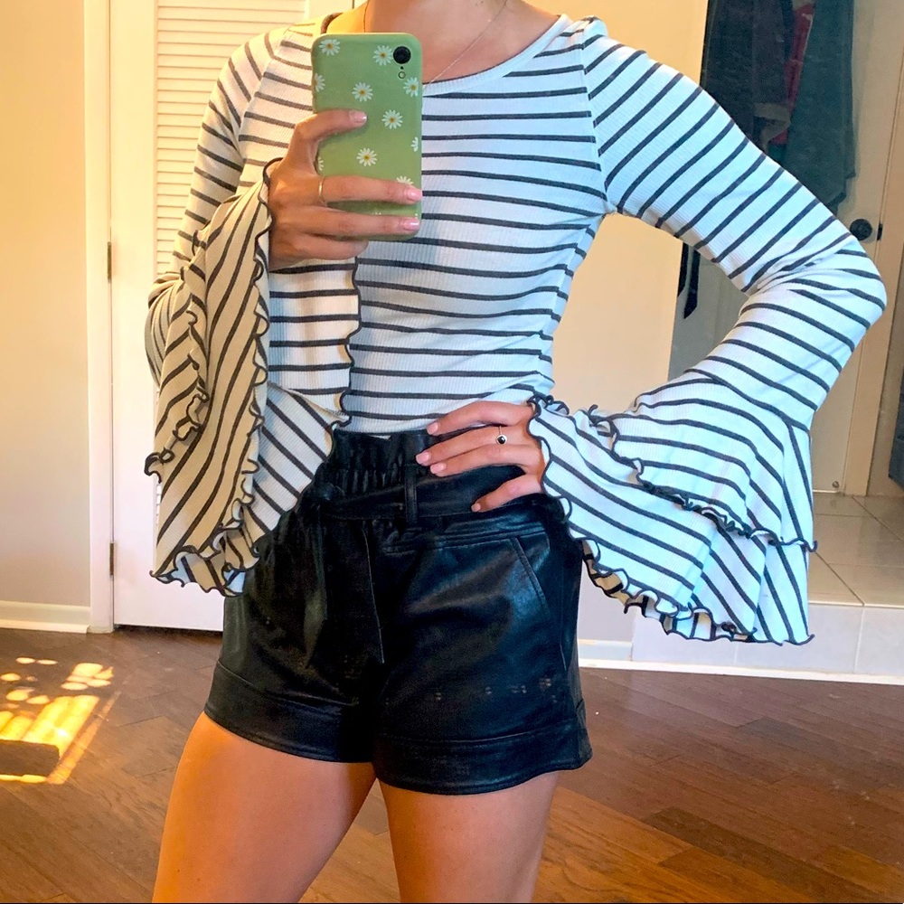 Free People Flared Long Sleeve Shirt